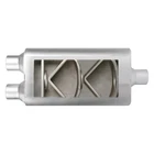 Exhaust Muffler Flowsound Series Stainless Steel Oval Gray 2.25" New. Price: $45.78.