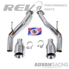 Axle-back Exhaust Free Flow For 16-21 Q50 V6 3.0L Tt Stainless Steel REV9 New. Price: $294.00.