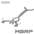 Mbrp 3" Quad Tip Exhaust For 2017-2024 Chevy Camaro 6.2L Speed S7033AL New. Price: $914.99.