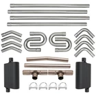 Universal 2.5 Custom Exhaust Tubing Mandrel Pipe Straight & U-bend Kit New. Price: $352.99.