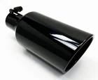 Exhaust Tip 5.00" 12.00" Long 2.50" Inlet W50012-250-BOSS-GBK-RS Rolled Slant New. Price: $69.99.