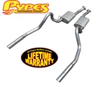 1986-1993 Mustang Lx 5.0 Pypes 2.5" Polished Ss Cat Back Exhaust Kit W/ 3" Tips New. Price: $523.79.
