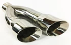 Exhaust Tip 3.00 Inlet 4.00 Outlet 16.00 Dual Slant Angle Polished Stainless New. Price: $119.99.