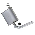 Stainless Steel Rear Exhaust Muffler Fits: 2004 Chevy Malibu 3.5L New. Price: $79.91.