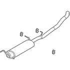 Genuine Ford Exhaust Muffler JL1Z-5230-E New. Price: $1324.45.