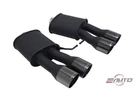 Megan 4" Quad Black Chrome Tip Supremo Axle Back Exhaust For Bmw F10 M5 11-16 New. Price: $678.03.
