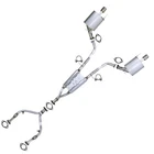 Stainless Steel Exhaust System Kit Fits: 2011-2013 Infiniti M37 3.7L New. Price: $533.81.
