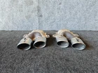 Rear Exhaust Muffler Pipe Tip Set 2017-2020 Mercedes C190 Amg Gt Oem Used. Price: $450.00.