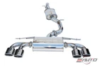 Invidia Q300 110MM Quad Oval Stainless Tip Catback Exhaust For Golf MK7 15-17 New. Price: $769.97.