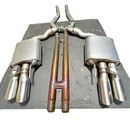 2024 Ford Mustang Gt Active Valved Exhaust Quad Tip With Steeda Mid Pipe Used. Price: $800.00.