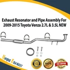 Exhaust Resonator And Pipe Assembly For 2009-2015 Toyota Venza 2.7L & 3.5L New. Price: $108.46.