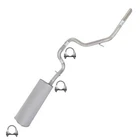 Stainless Steel Muffler W/ Exhaust Pipes Kit Fits: 2002-2005 Ford Explorer 4.6L New. Price: $235.81.