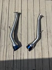 Plm Axle-back Exhaust W/ Chrome Tips Not Blue For Infiniti Q50 2014+ Open Box New. Price: $250.00.