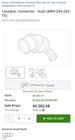 2018-2025 Audi S4 B9 Catalytic Converter (8W0-254-252-TX) Used. Price: $1900.00.