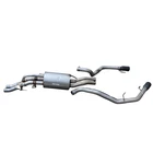 Oem Rear Exhaust Muffler Tank Pipe Resonator 3.5L For 2021- 25 Raptor Used. Price: $425.81.