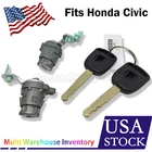 Left & Right Driver Side Door Lock Cylinder For Honda Civic 2003-2005 W/2 Key New. Price: $11.69.