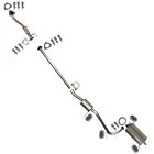 Stainless Steel Flex Pipe Resonator Muffler Kit FITS:1998-2002 Accord 2.3L 4DR New. Price: $274.81.