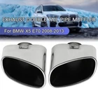 2PCS Chrome Exhaust Dual Tail Pipe Muffler Tip Stainless Steel For Bmw X5 E70 New. Price: $48.99.