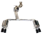 Awe Touring Edition Exhaust - Diamond Black Tips (90MM) For Audi B8.5 S4 3.0T New. Price: $1994.12.