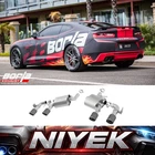 Borla Atak Axle-back Exhaust Npp Dual Mode 2016 2017 Chevy Camaro Ss V8 New. Price: $2998.99.