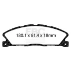 Ebc Disc Set - 6000 Series Greenstuff Truck/suv Brakes New. Price: $107.21.