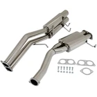 For Nissan 240SX S13 89-94 Dual 3.5" Tip Muffler Racing Exhaust System New. Price: $192.56.