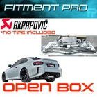 Akrapovic S-BM/T/34H Slip-on Line Exhaust Titanium Req Tips For 23-26 Bmw M2 G87 Used. Price: $5183.00.