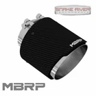 Mbrp 3" Inlet 5" Outlet 6" Long Carbon Fiber Round Angle Cut Exhaust Tip T5184CF New. Price: $129.99.