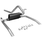 Flowmaster 17133 American Thunder Cat-back Exhaust 3" Aluminized 2.5" Tailpipes New. Price: $599.95.