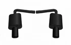 Gibson 617407B Black Elite Axle Back Dual Exhaust For Jeep Grand Cherokee 5.7L New. Price: $682.03.