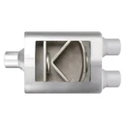 Exhaust Muffler Flowsound Series Stainless Steel Oval Gray 3" New. Price: $42.19.