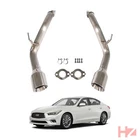 Performance Axle Back Exhaust 2014-2022 Infiniti Q50S Sedan V2 New. Price: $1299.99.
