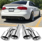 2.5" Inlet H-type Dual Tips Wall Exhaust For Audi A4 B8 A5 8T A6 C7 A7 4G Q5 8U New. Price: $139.04.