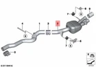 Genuine Bmw M6 F06 F12 F13 Rear Silencer Left With Exhaust Flap 18307845472 New. Price: $1264.37.