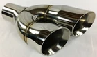 Exhaust Tip 2.25 Inlet 3.00 Outlet 9.50 WDWDS30095-225-SS Double Wall Slant New. Price: $69.99.