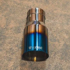 Exhaust Tip 304 Ss Round Straight Cut Clamp-on Single-wall Burnt 3" New. Price: $71.10.