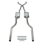 Ford Mustang 65-70 Exhaust System Pypes 409 X-pipe Crossmember-back New. Price: $736.79.