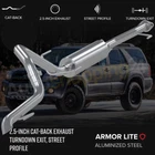 Mbrp S5343AL 2.5" Catback Exhaust For 11-16 Toyota Land Cruiser Prado 4.0L V6 New. Price: $374.99.