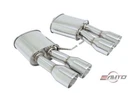 Megan 4" Quad Stainless Roll Tip Supremo Axle Back Exhaust For Bmw F10 M5 11-16 New. Price: $549.02.