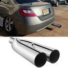 For Honda Civic 19" Long 2.5" 3" Out Dual Blast Pipes Exhaust Tip Stainless New. Price: $64.15.