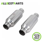 2PCS 2.5" Inlet / Outlet Exhaust Muffler 12" Length Resonator Ss Rear Left+right New. Price: $70.00.