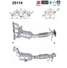 As 25114 Catalytic Converter For Mazda Neu. Price: $374.92.