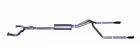 Gibson Performance 68200B Split Rear Cat-back Exhaust System Stainless New. Price: $1059.02.