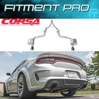 Corsa 21072BLK Xtreme Catback Exhaust System For 2015-24 Dodge Charger 6.2L/6.4L New. Price: $2263.15.