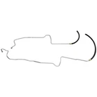 Transmission Cooler Lines 3/8 Tubes I6 2000-02 Jeep Wrangler Tj Oe Steel 2PC New. Price: $96.00.