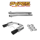 2015-2017 Mustang 5.0 Gt Pypes H-pipe & Axle Back Exhaust System W/ Black Tips New. Price: $784.58.