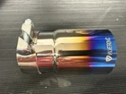Valvetronic Designs 3.0/76MM Single Wall Burnt Steel Exhaust Tip - Universal New. Price: $65.00.