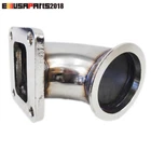 Emusa Universal 90 Degree Elbow Ss T4 Flange To 3" Id V-band Adapter New. Price: $41.98.