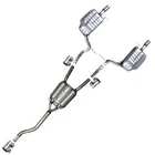 Stainless Steel Muffler Exhaust System Kit Fits: 2005-2008 Audi A4 Quattro 2.0L New. Price: $663.81.