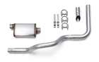 98-06 Ford F150 F250 Truck 3" Single Exhaust Kit Magnaflow Muffler Chrome Tip New. Price: $270.99.